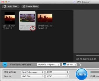 Edit Video before Burning to DVD
