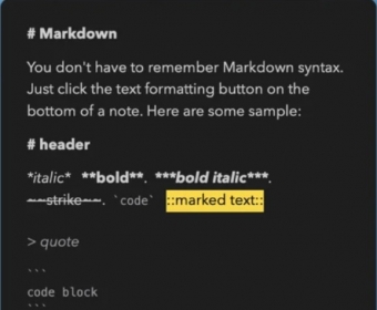 Markdown Note