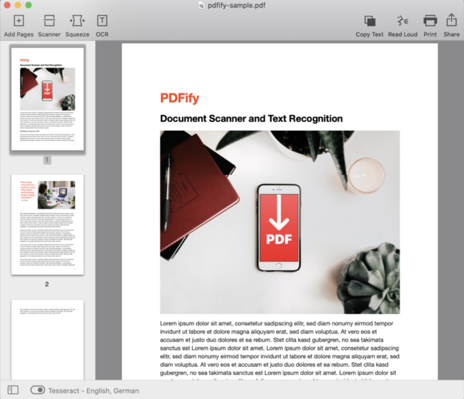 PDFify 3.2 : Main Screen