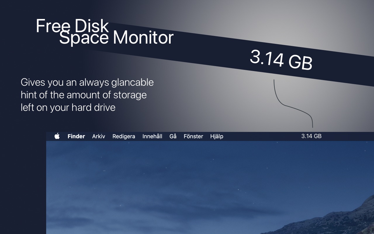 Free Disk Space Monitor 1.4 : Main Window