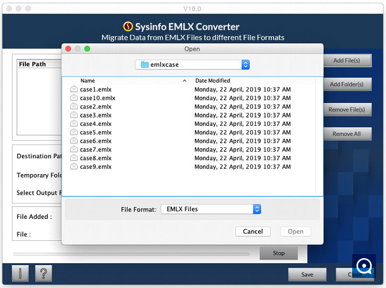SysInfo Mac EMLX Converter Software 19.0 : Mac PST Converter Step 2