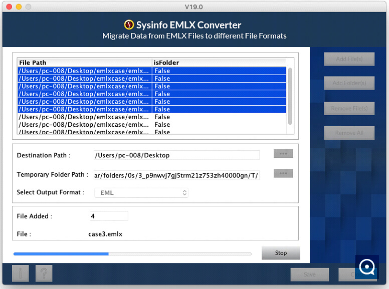 SysInfo Mac EMLX Converter Software 19.0 : Mac PST Converter Step 6