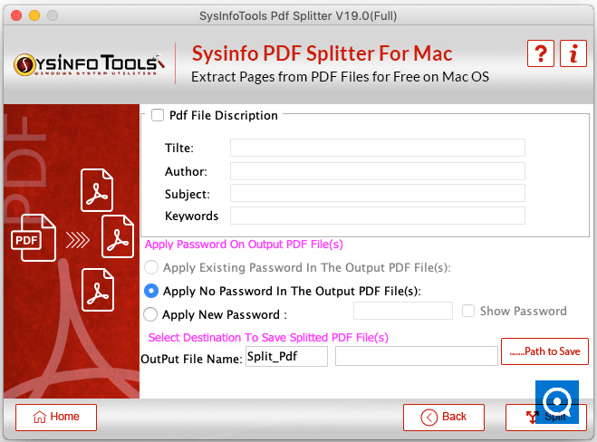 SysInfoTools MAC PDF Splitter 19.0 : Mac PST Converter Step 6
