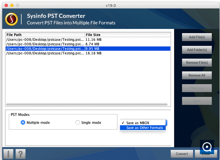 SysInfoTools Mac PST Converter Software 19.0 : Mac PST Converter Step 6