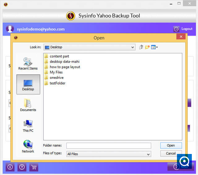 SysInfoTools Yahoo Backup for Mac 19.0 : Select Scanning Option