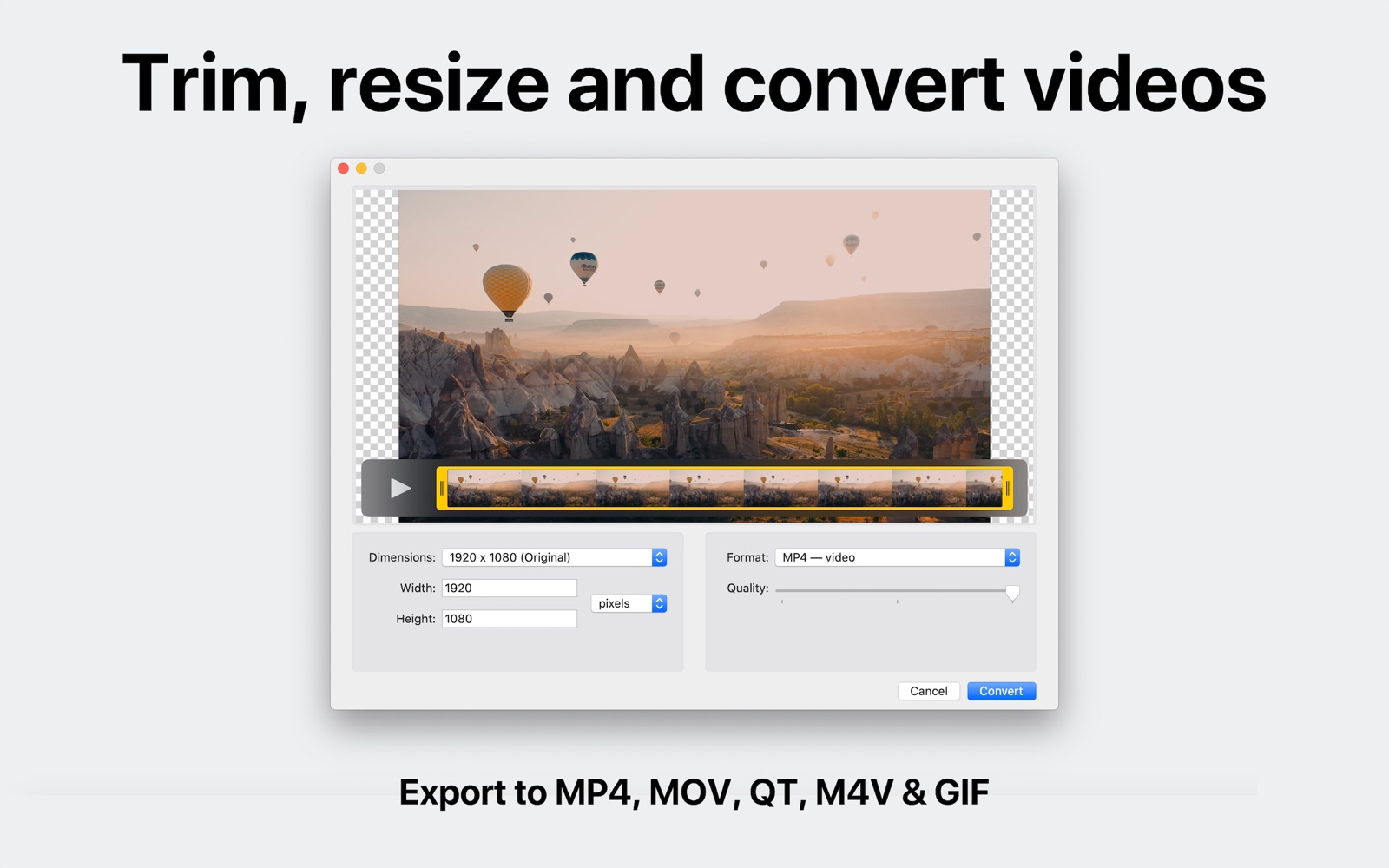 Video Tool 1.0 : Main Window