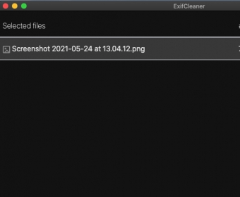 Exif info window