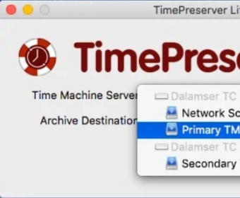 Choosing Time Machine Server
