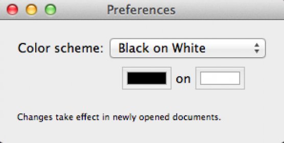 Preferences Window