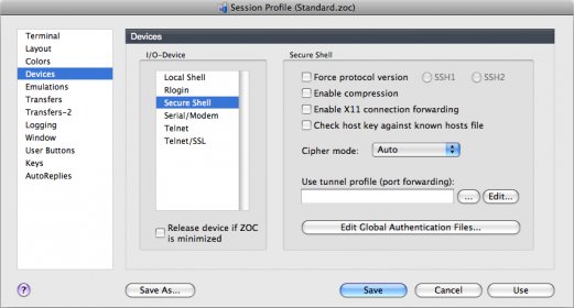 zoc terminal bbedit