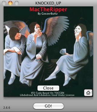 MacTheRipper 2.6 : About window