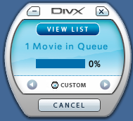 DivX Converter : Main window