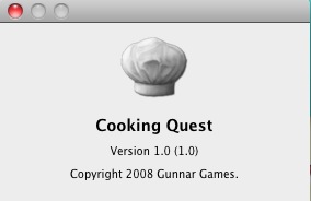 Cooking Quest 1.0 : About
