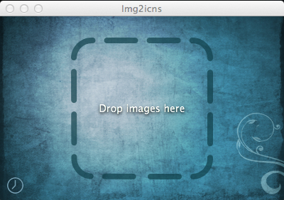 Img2icns 1.2 : User Interface