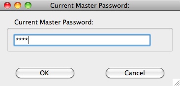 Password Gorilla 1.5 : Changing Master Password