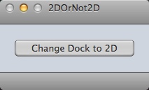 2DOrNot2D 1.0 : Main Window