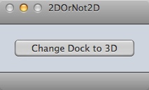 2DOrNot2D 1.0 : Enabled 2D Dock Option