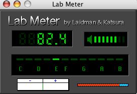 Lab Meter 5.3 : Main window