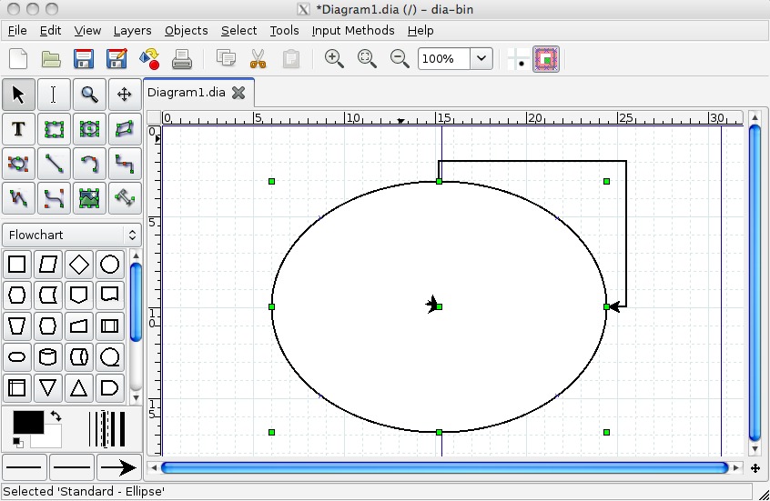 Dia 0.9 : Main window