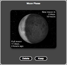 MoonPhase 1.0 : Main window