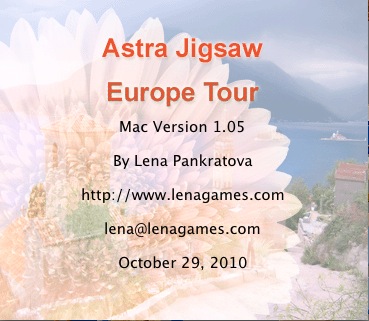 Astra Jigsaw Europe Tour 1.0 : About