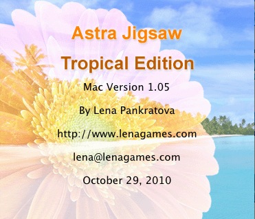 Astra Jigsaw Tropical Edition 1.0 : About