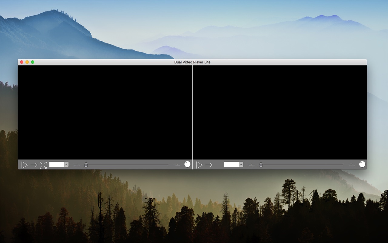 Dual Video Player Lite 1.0 : Main Window