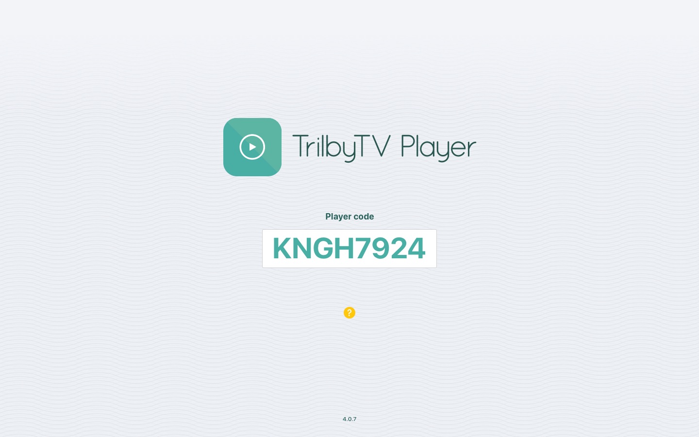 TrilbyTV Player 4.4 : Main Window