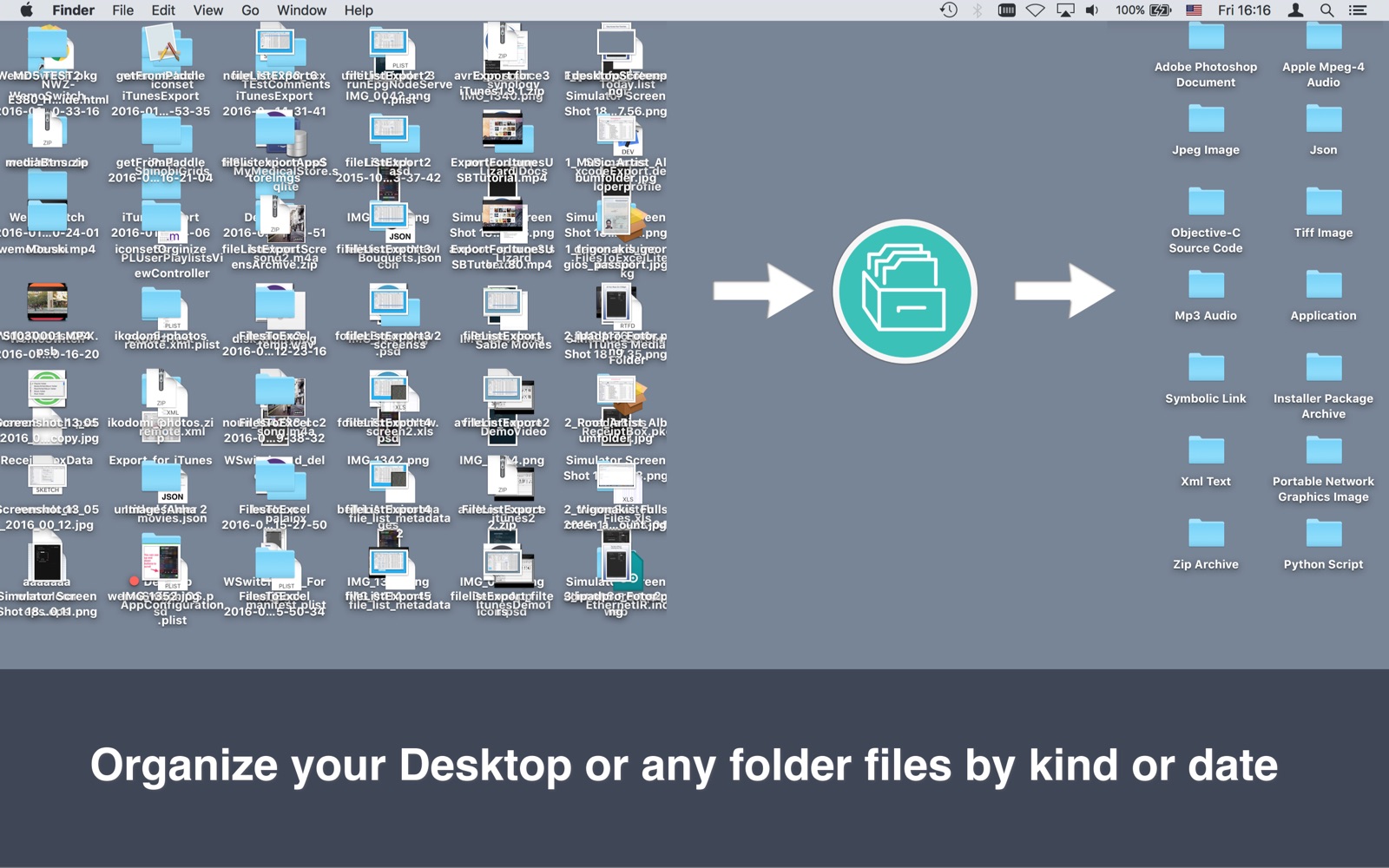 Folder Organizer 1.0 : Main Window