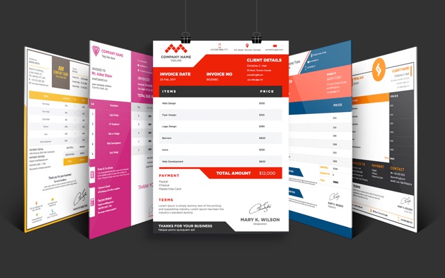 Invoice Templates Maker by CA 1.1 : Main Window