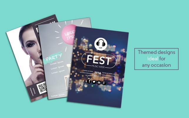 Flyer Templates for MS Word 1.2 : Main Window