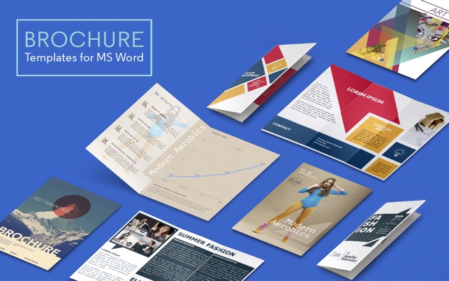 Brochure Templates For MS Word 1.1 : Main Window