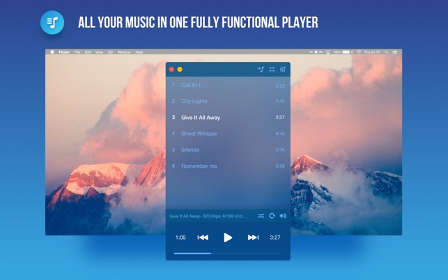 Music Paradise Player MP3 1.1 : Main Window