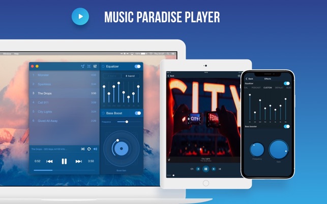 Music Paradise Player MP3 1.1 : Main Window