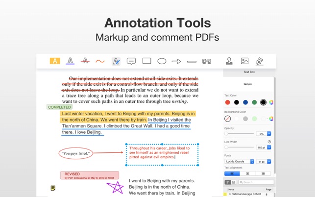 PDF Professional-Annotate,Sign 2.7 : Main Window