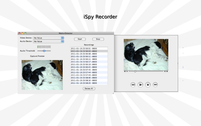 iSpy Recorder 3.1 : Main Window