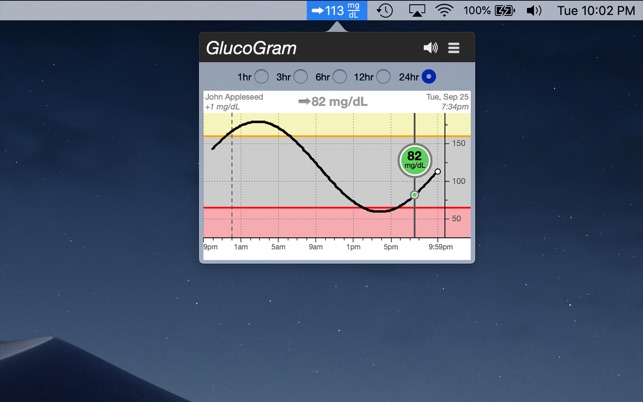 GlucoGram 4.3 : Main Window
