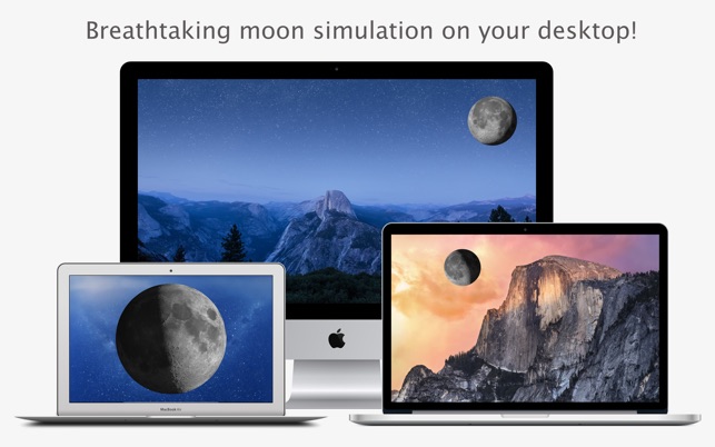 Desktop Moon 1.2 : Main Window