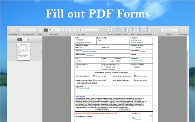 PDF Reader Suite 1.1 : Main Window