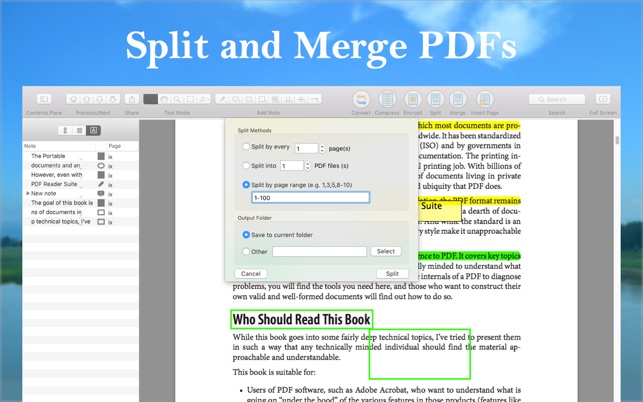 PDF Reader Suite 1.1 : Main Window