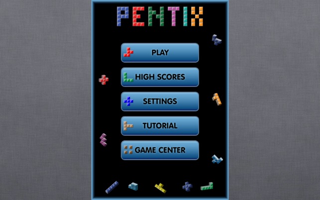 Tetri-Pentix 1.0 : Main Window