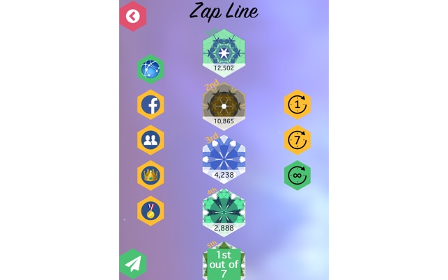 Zap Line : Connect the Ends Puzzle Game 1.0 : Main Window