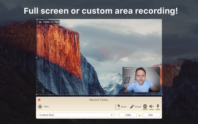 Icecream Screen Recorder PRO 1.0 : Main Window
