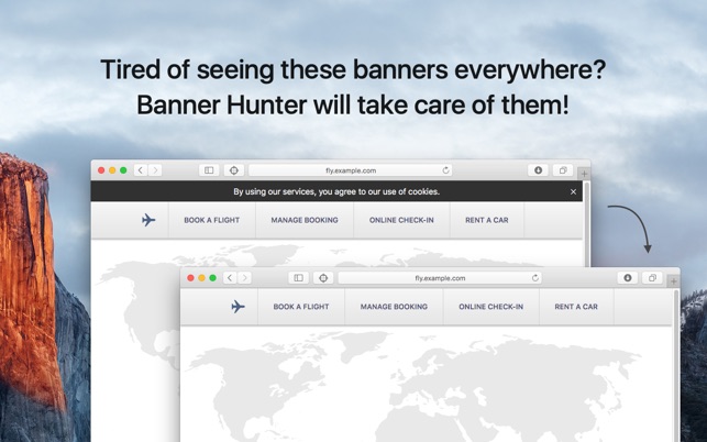 Banner Hunter 1.2 : Main Window