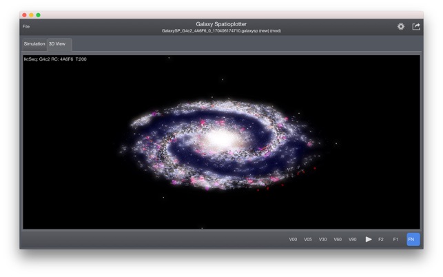 Galaxy Spatioplotter 1.0 : Main Window