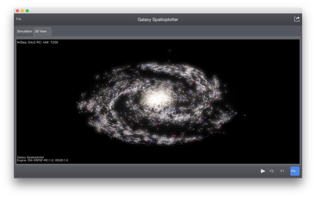 Galaxy Spatioplotter 1.0 : Main Window