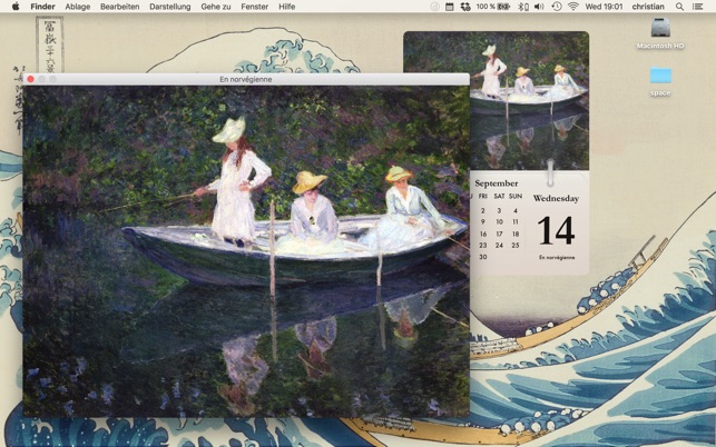 Calarty Claude Monet 1.2 : Main Window