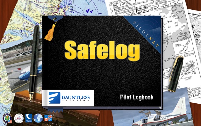 Safelog Pilot Logbook 7.8 : Main Window