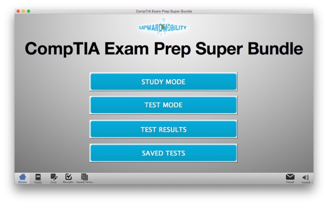CompTIA Exam Prep Super Bundle 2.1 : Main Window