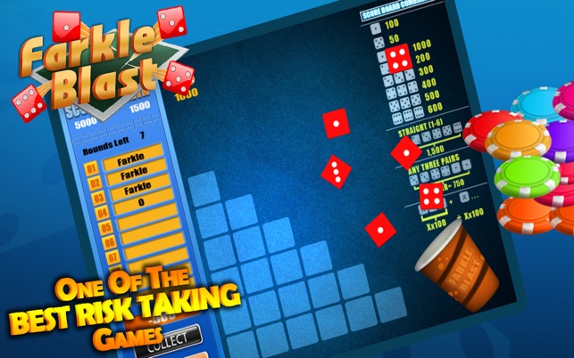 Farkle Blast - Best Dice Betting Game 1.0 : Main Window